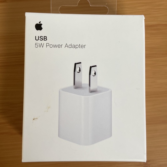 NWT Apple USB to lightning cable (1m) and 5w USB Power Adapter - Picture 4 of 5